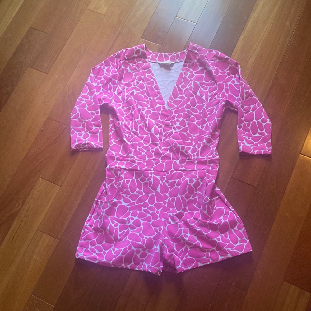 Mahi Gold Riptide Romper - size small
